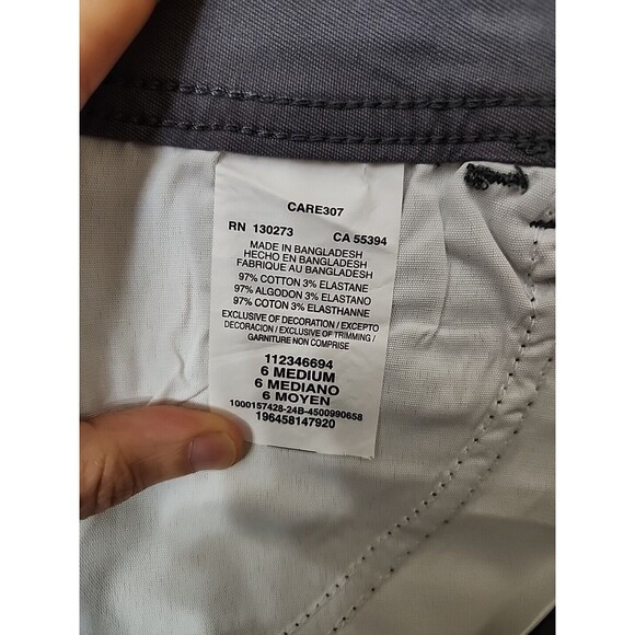 Lee Legendary Carpenter Shorts Womens 6 Gray Hammer Loop Cotton Stretch NEW - Picture 8 of 9